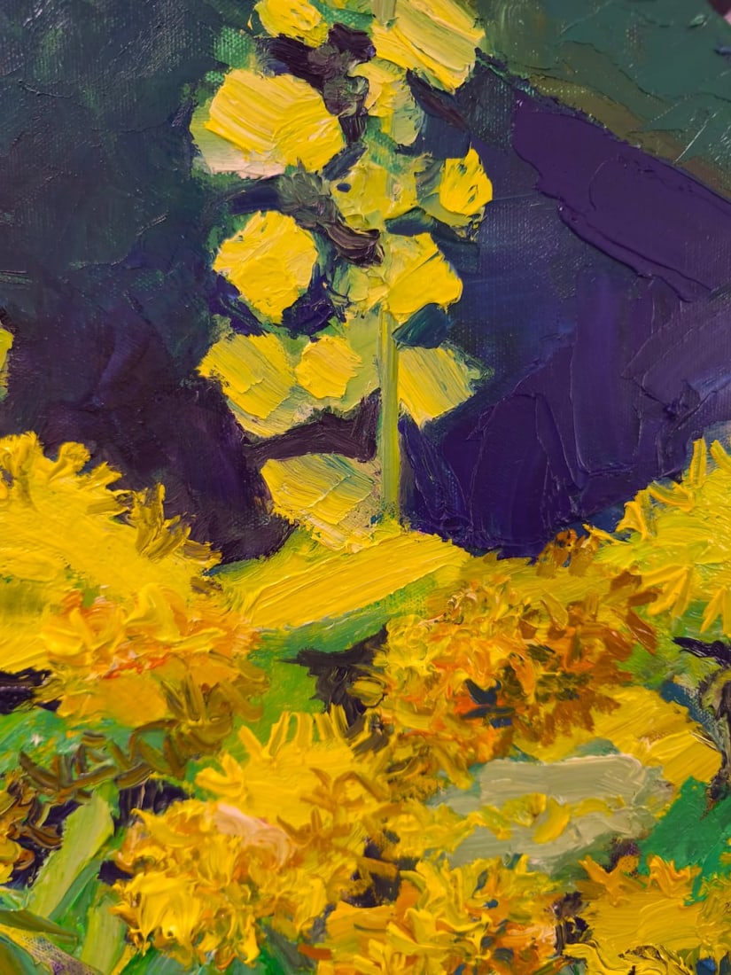 Landscape Oil painting Blossom Nina L - 4