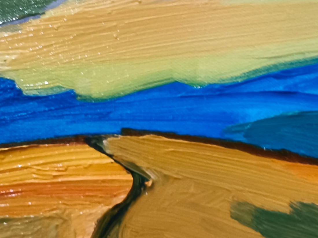 Landscape Oil painting Skyline Nina L - 3