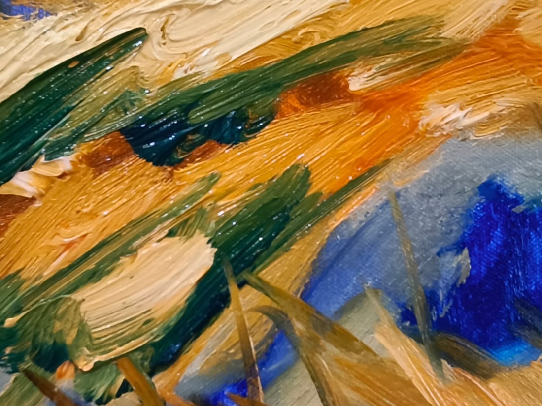 Landscape Oil painting Skyline Nina L - 4