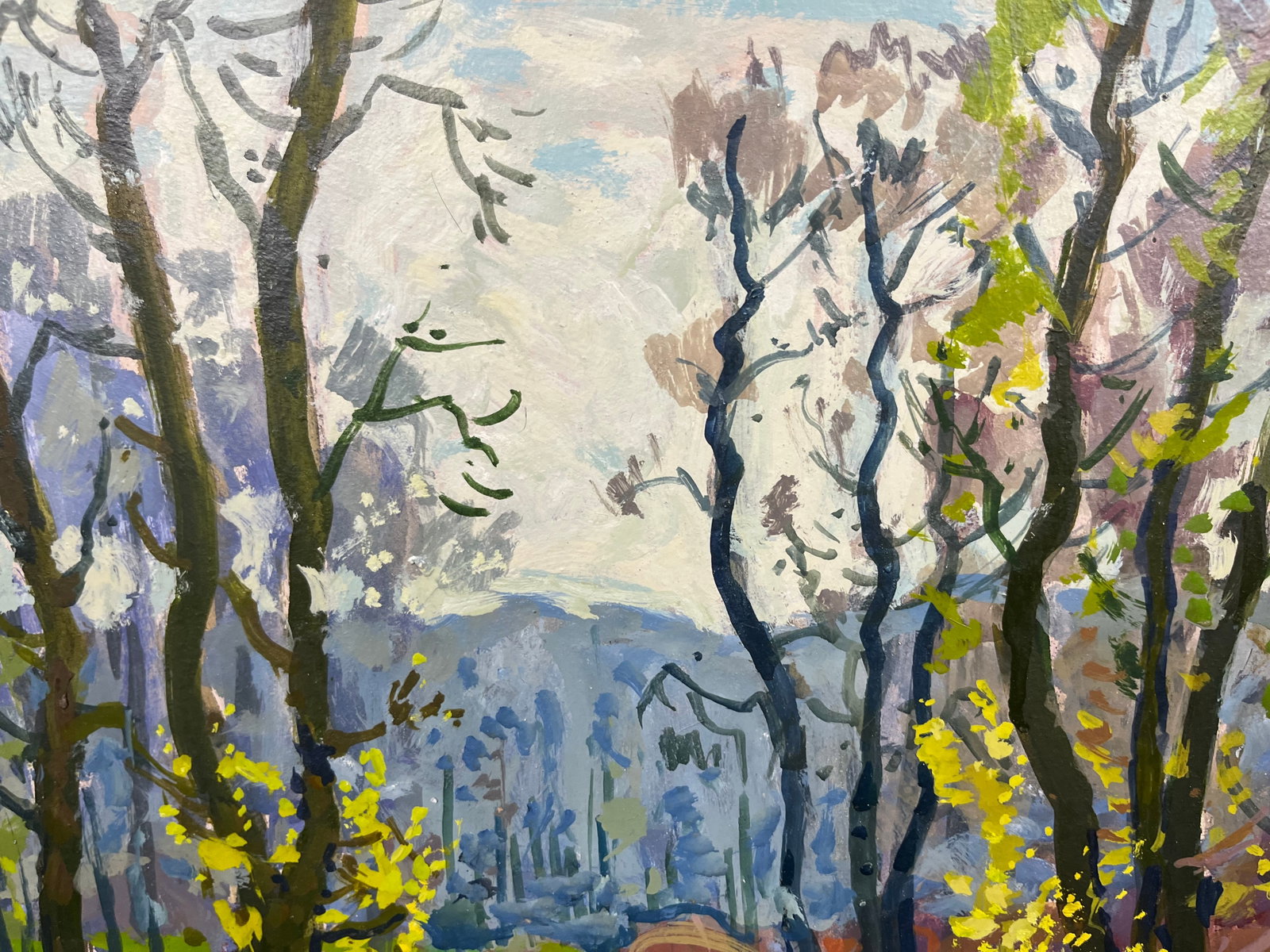 Oil painting Spring forest Kolosovsky G. - 3