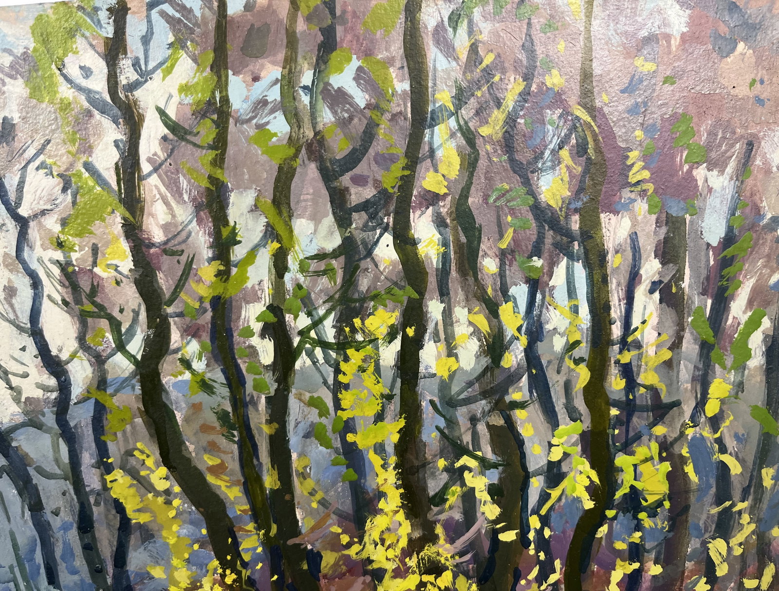 Oil painting Spring forest Kolosovsky G. - 4