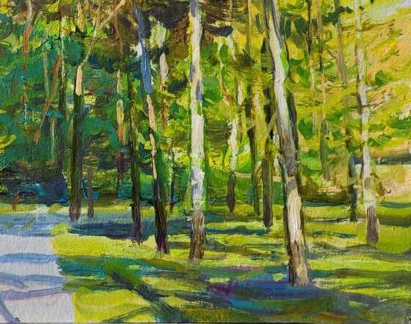 Oil painting In the forest Oleksandr Oleksandrovich Nazarenko - 9