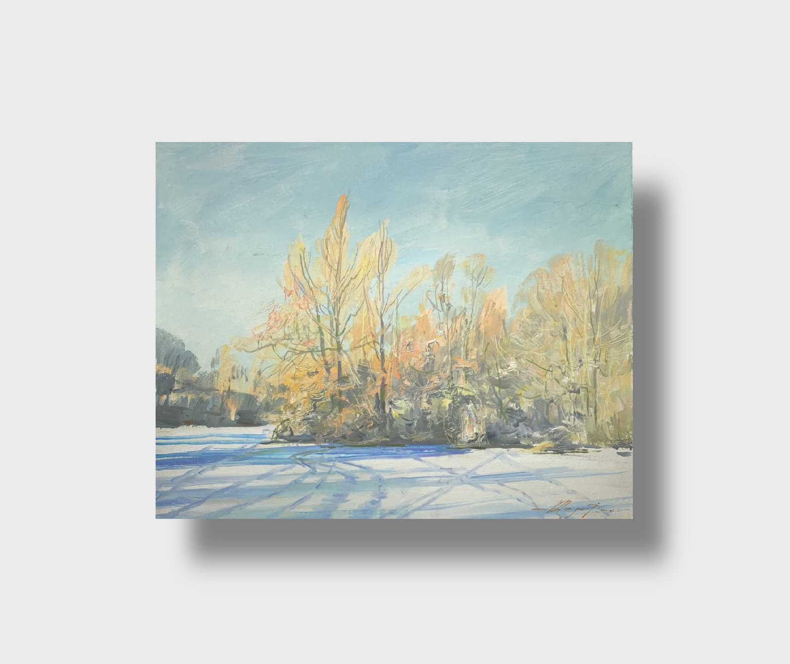 Oil painting Frosty Oleksandr Oleksandrovich Nazarenko - 11