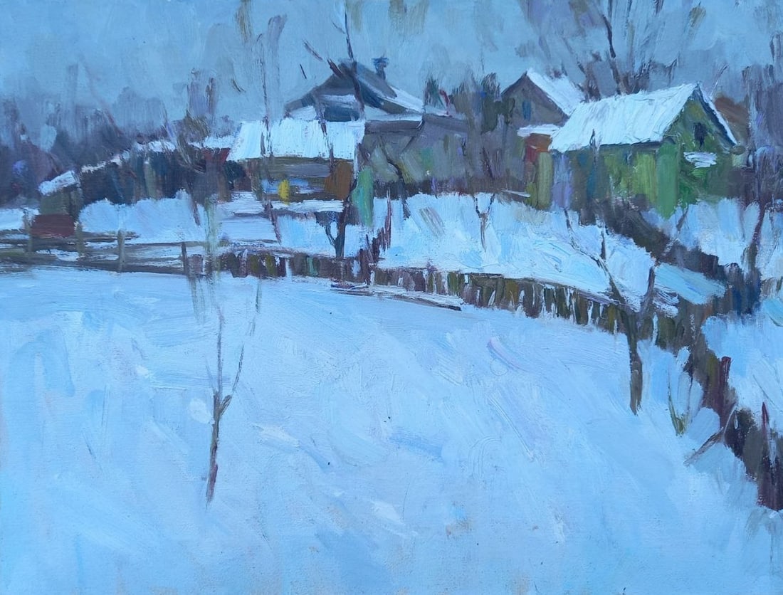 Oil painting In the garden Alex Ditriev: Title: Oil painting In the garden Alex Ditriev Description: 121AD Painter: Alex Ditriev Size: 31x41 cm/12.2x16.1 inches Components: oil, canvas Original painting from our collection ERA: Short informa