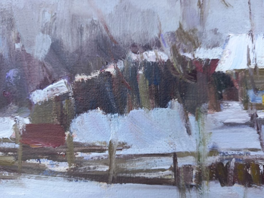 Oil painting In the garden Alex Ditriev - 4