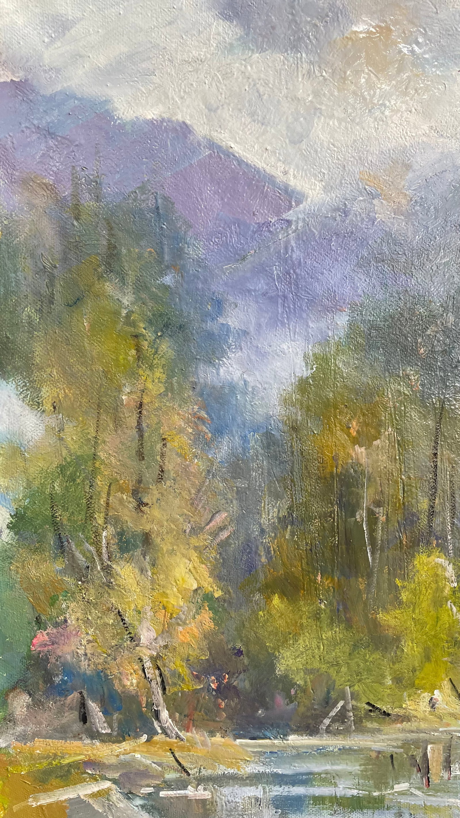 Oil painting Mountain's stream Ivan Romanyuk - 4