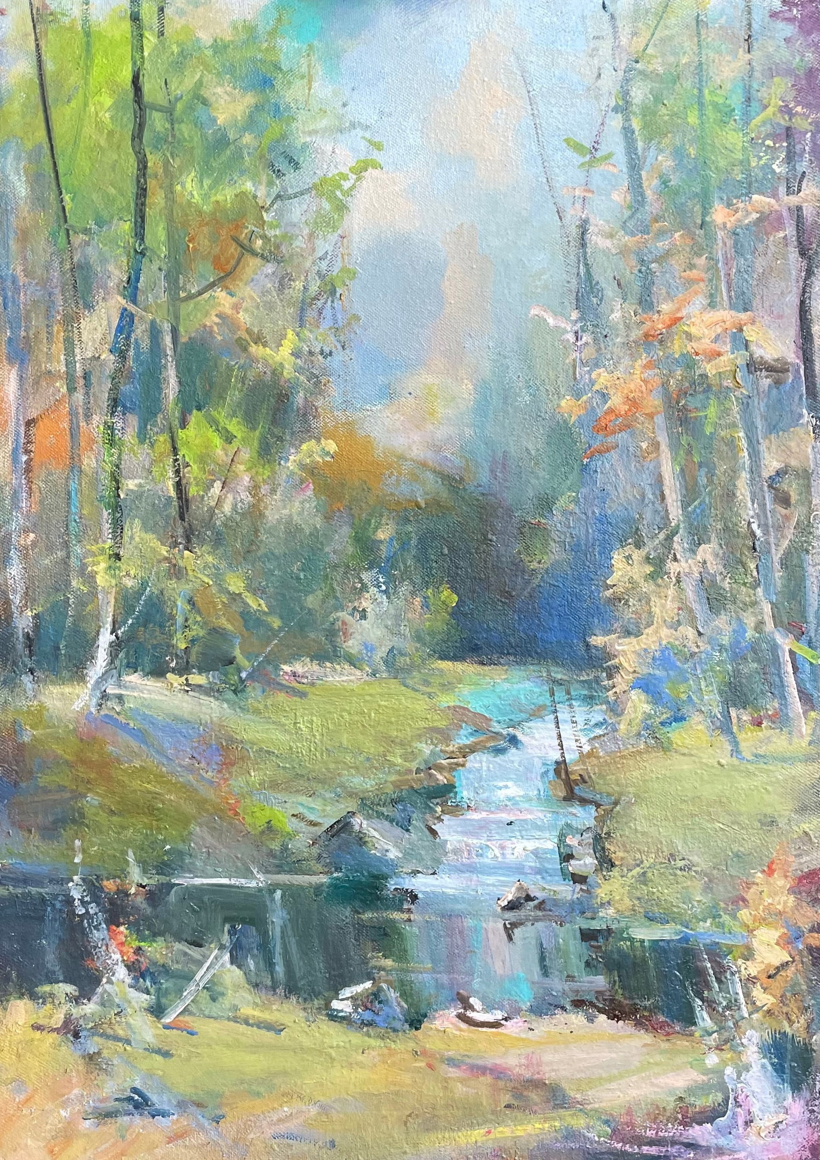 Oil painting In the hide Ivan Romanyuk: Title: Oil painting In the hide Ivan Romanyuk Description: 16ROM Painter: Ivan Romanyuk Size: 70x50 cm/27,5x19,6 inches Components: oil, canvas Original painting CONDITION: exellent ARTIST: A native o