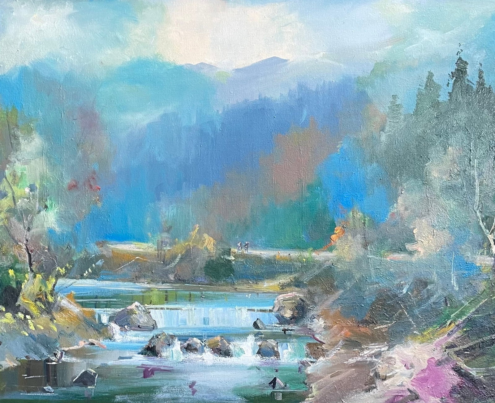 Oil painting Firts cold Ivan Romanyuk: Title: Oil painting Firts cold Ivan Romanyuk Description: 33ROM Painter: Ivan Romanyuk Size: 80x65 cm/31,4x25,5 inches Components: oil, canvas Original painting CONDITION: exellent ARTIST: A native of