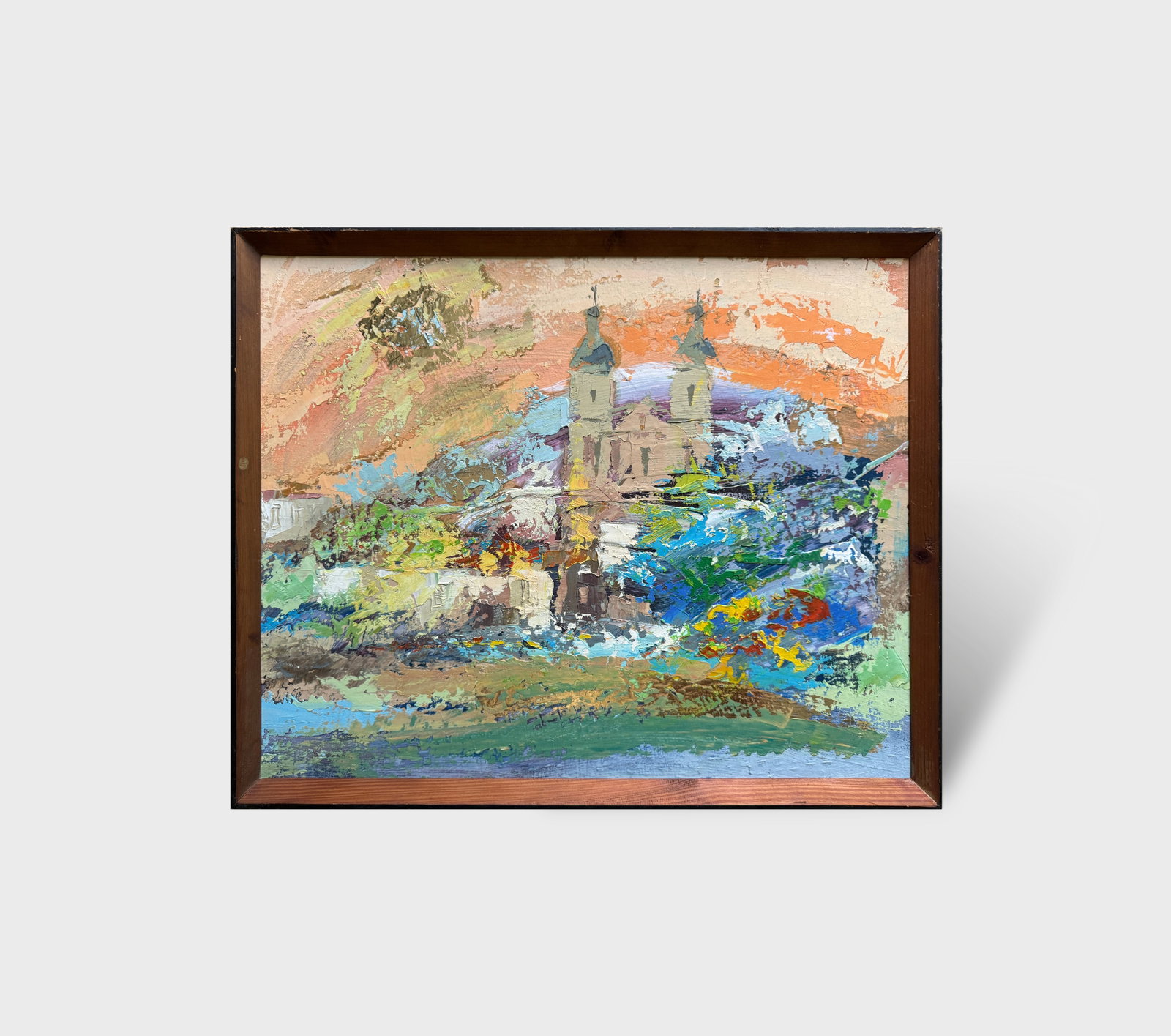 Oil painting with frame Church of St. Mary Magdalene (Lviv) K. Leonid - 13