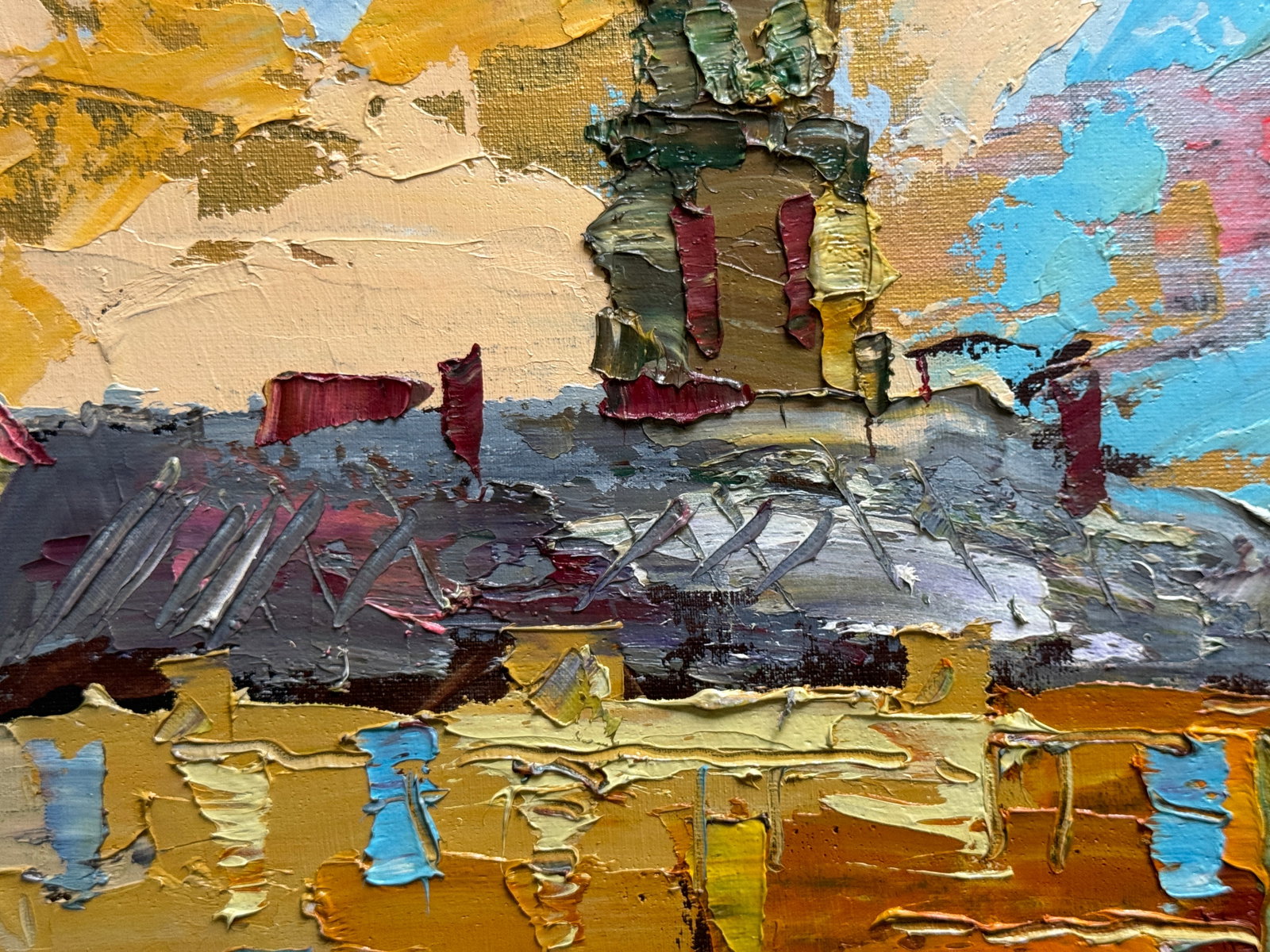 Oil painting with frame Lviv K. Leonid - 6