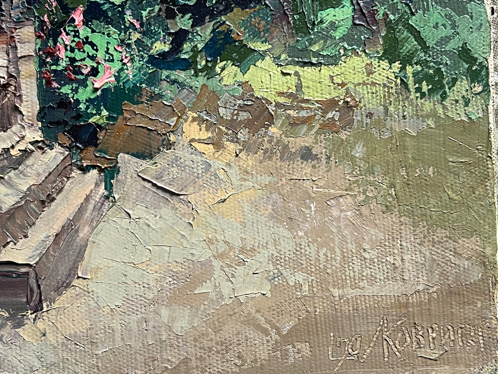 Oil painting with farme Taras's room K. Leonid - 10