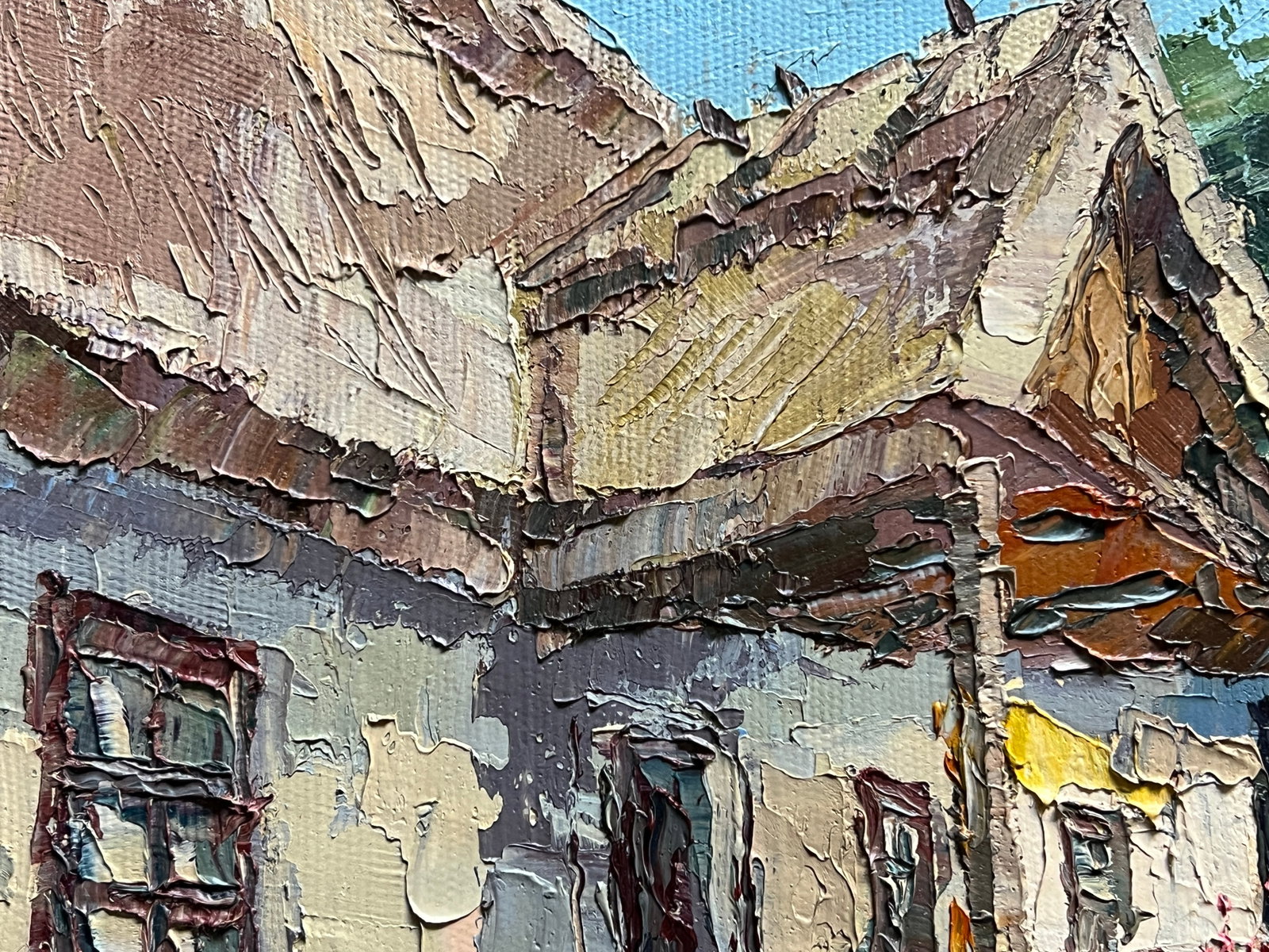 Oil painting with farme Taras's room K. Leonid - 2