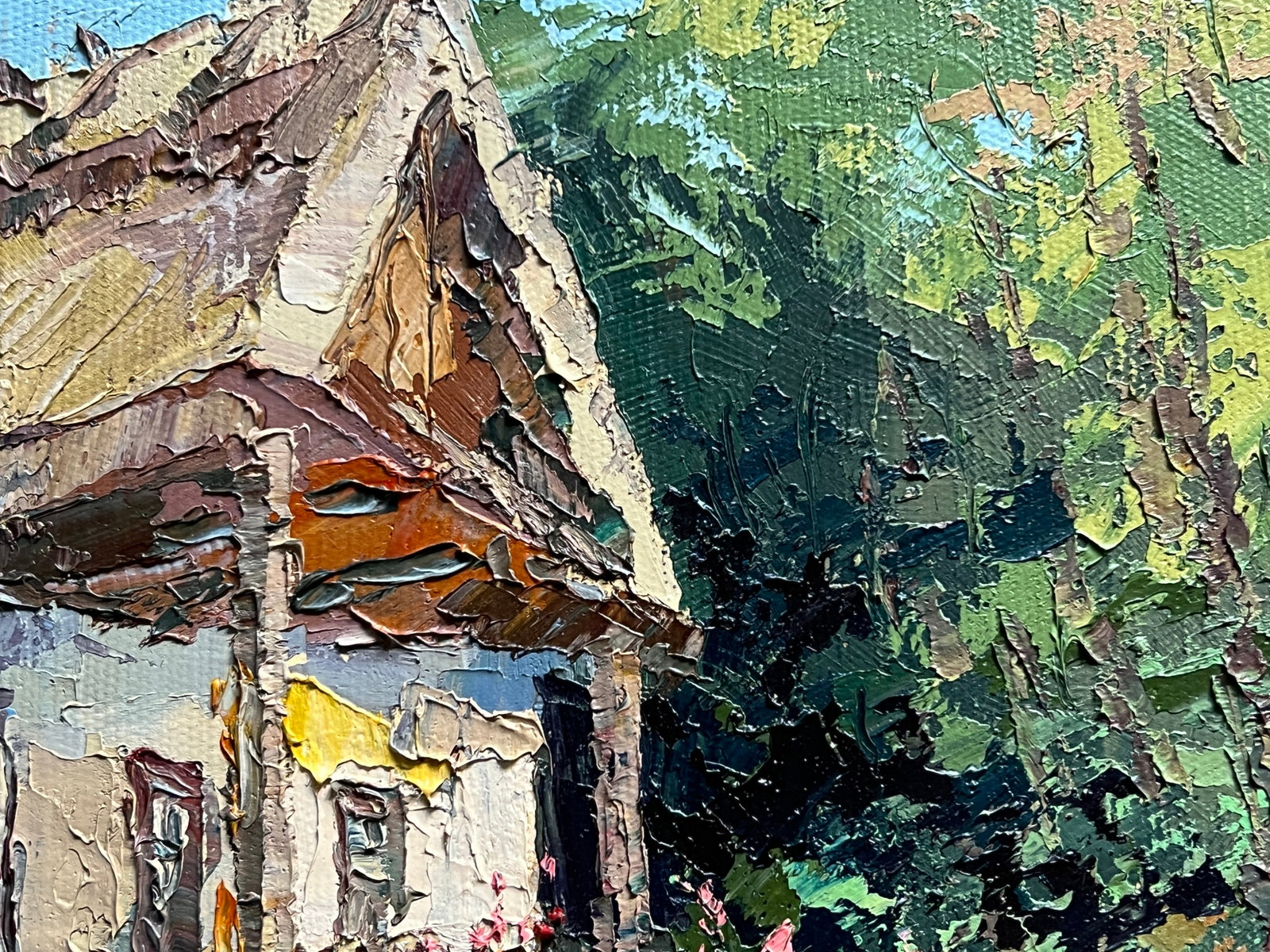 Oil painting with farme Taras's room K. Leonid - 3