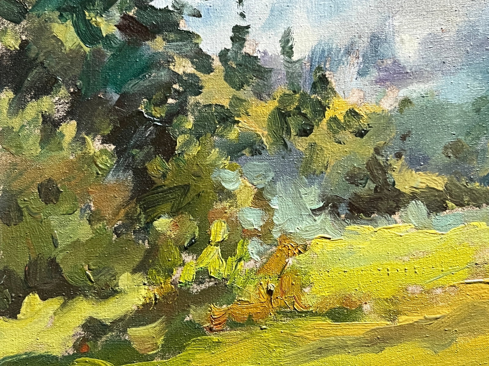 Oil painting with farme Morning K. Leonid - 7