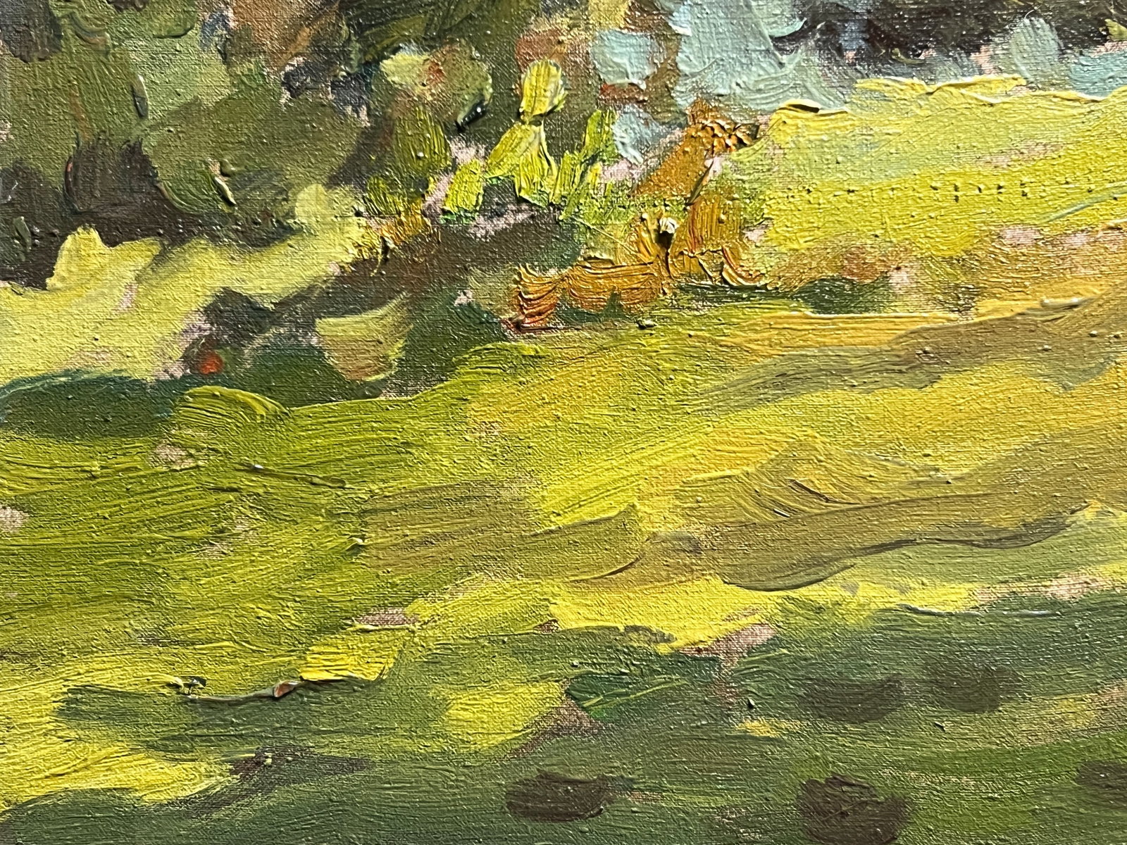 Oil painting with farme Morning K. Leonid - 8