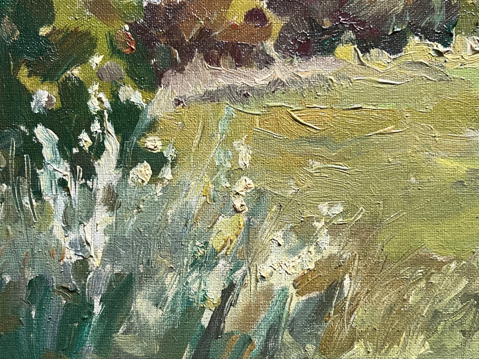 Oil painting with farme village in the Carpathians K. Leonid - 10