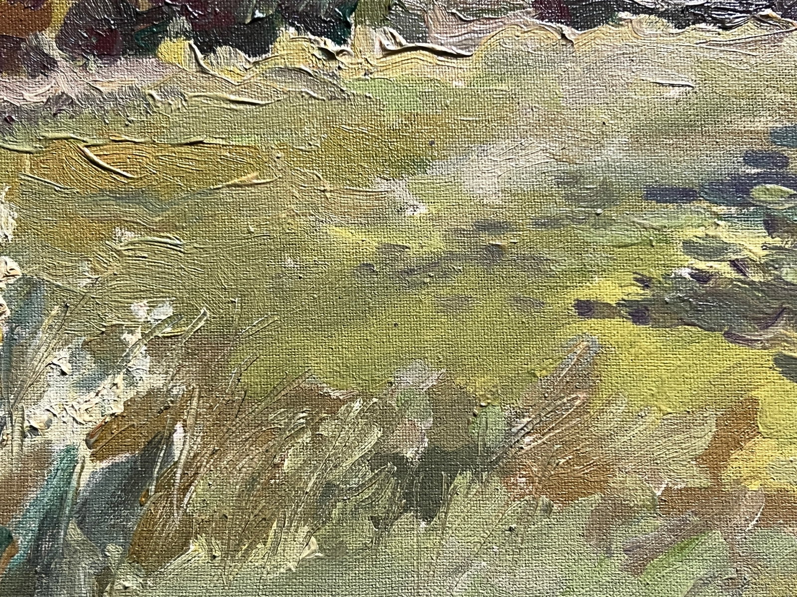 Oil painting with farme village in the Carpathians K. Leonid - 7