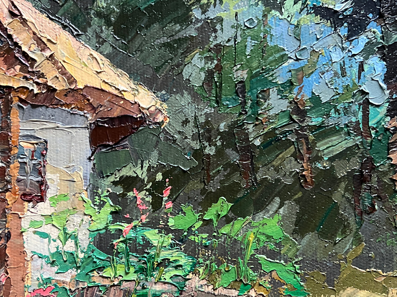 Oil painting with farme Taras's room K. Leonid - 6