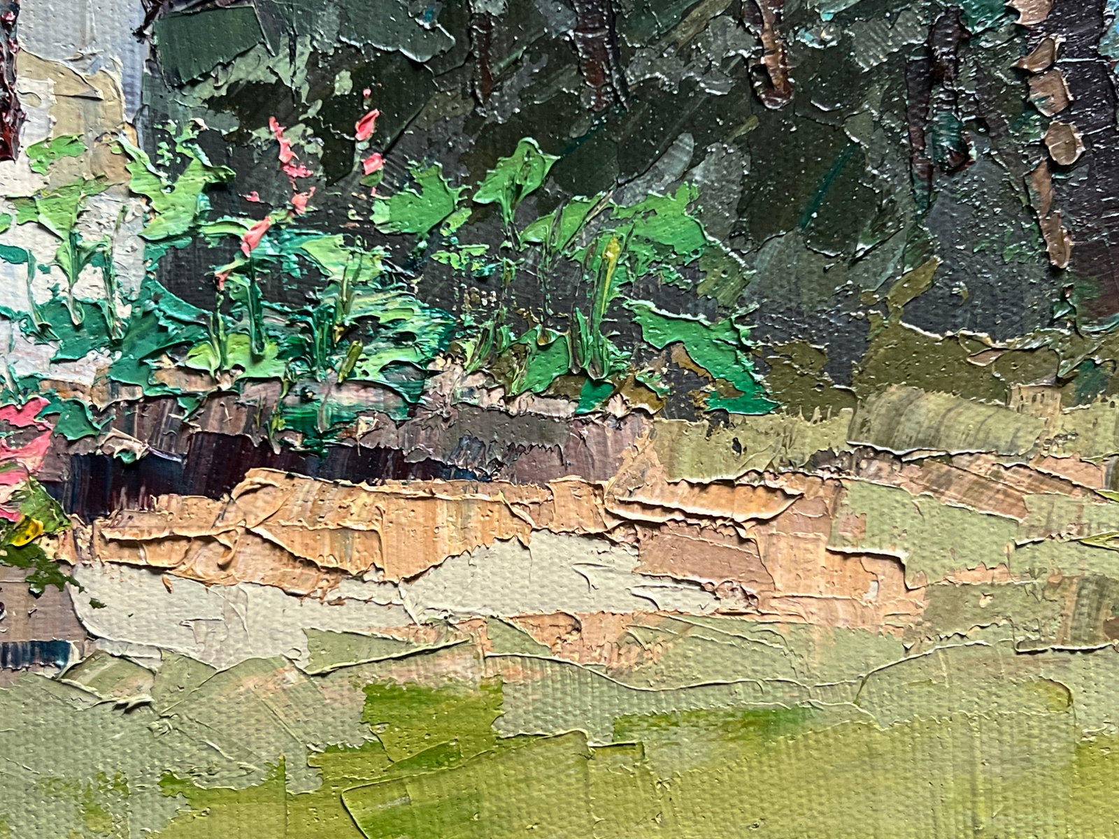 Oil painting with farme Taras's room K. Leonid - 9