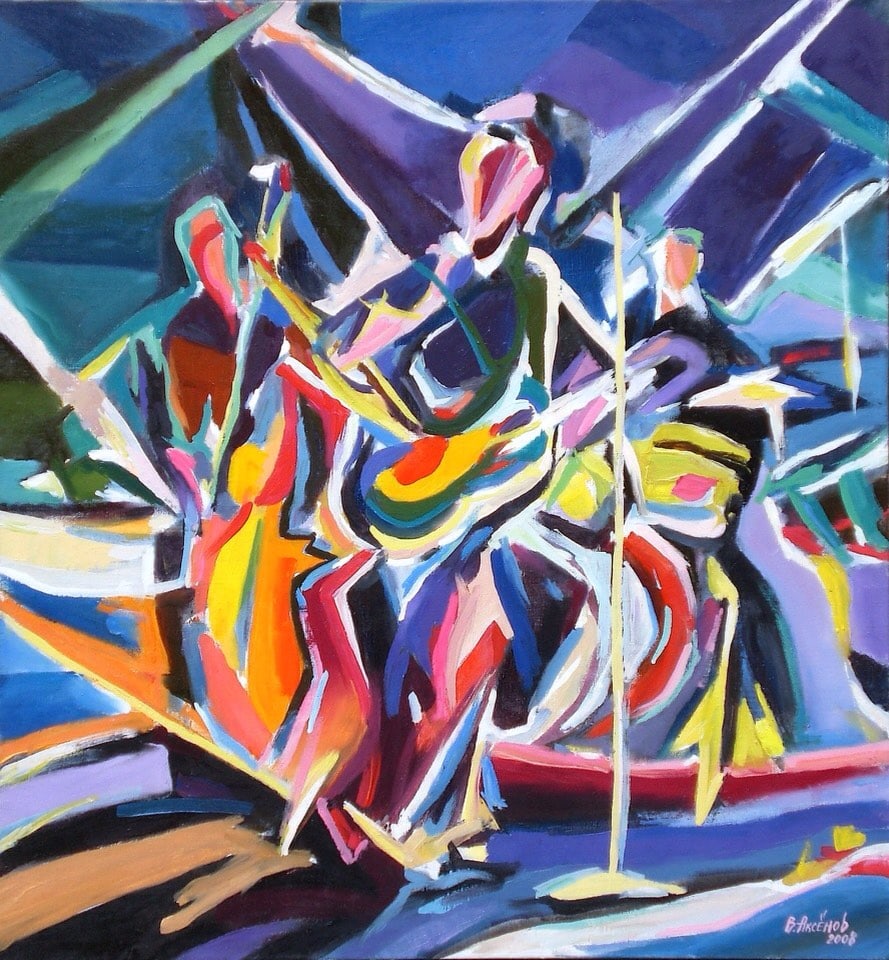 Oil painting Musicians Vadim Os'onov - 10