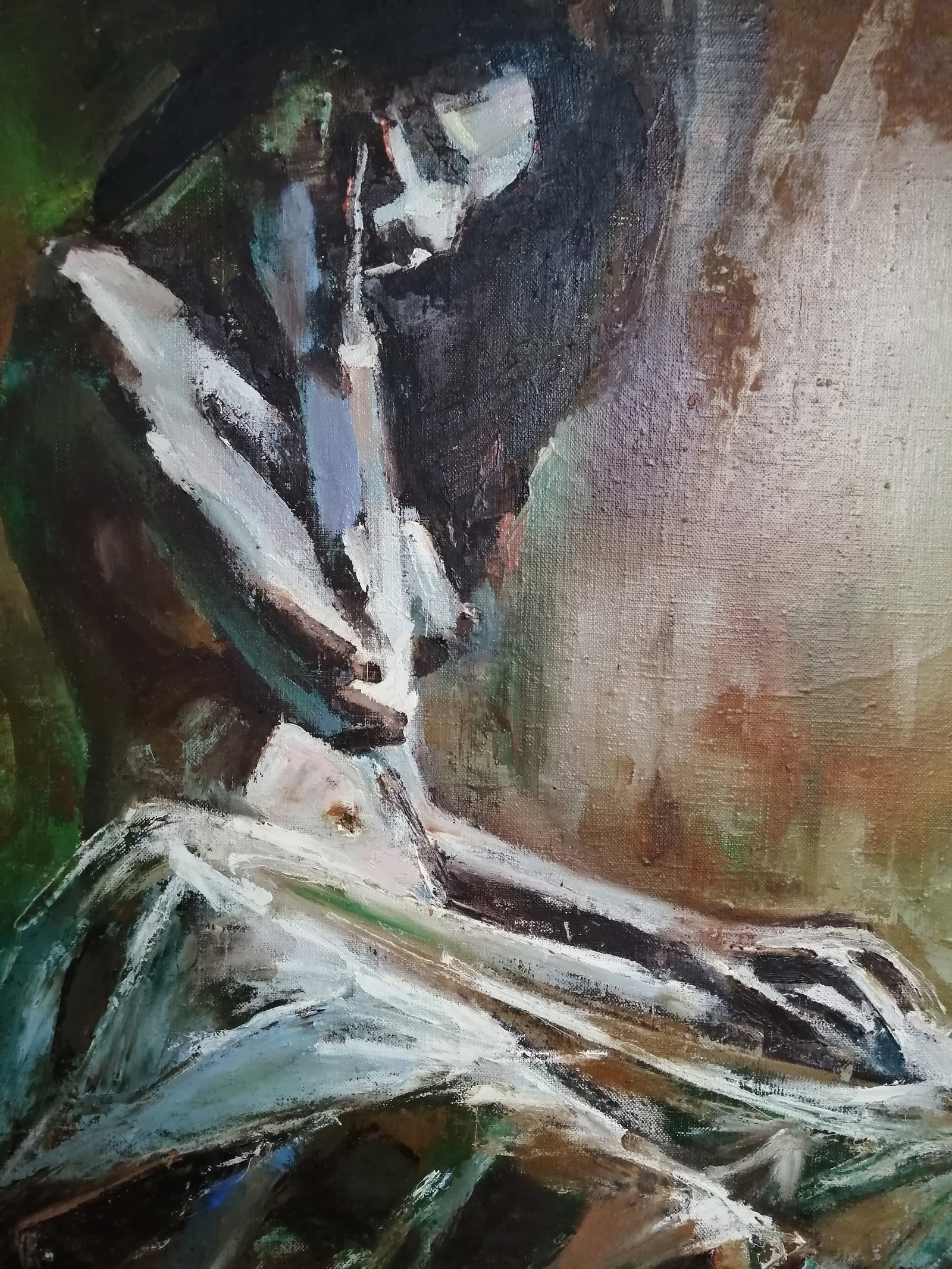 Oil painting Model Vadim Os'onov - 3