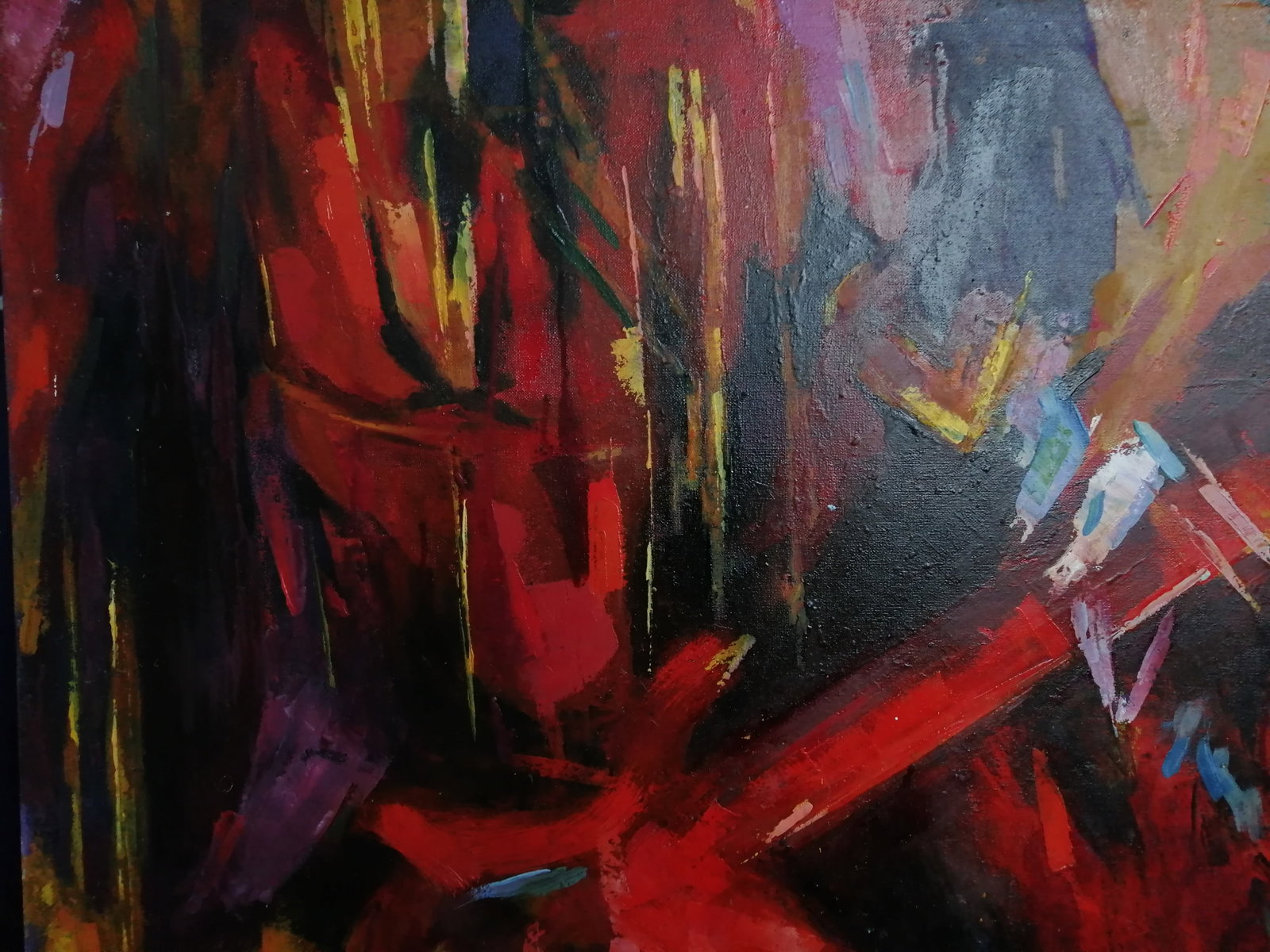 Oil painting abstaract Vadim Os'onov - 3