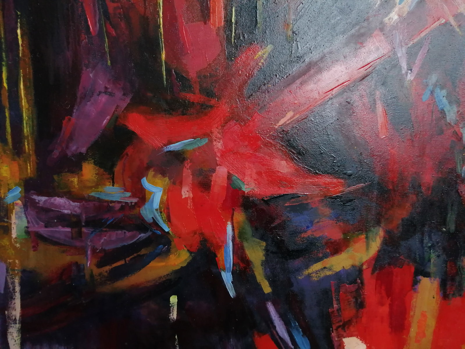 Oil painting abstaract Vadim Os'onov - 4