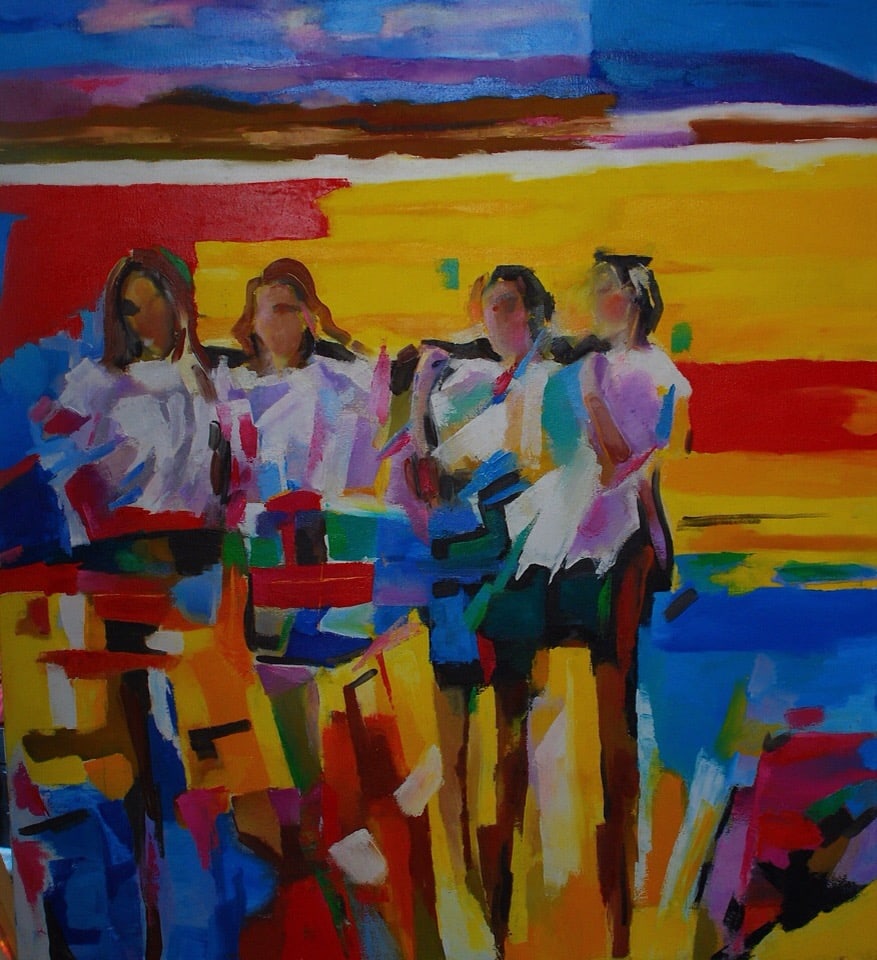 Oil painting Guculy Triptych Vadim Os'onov - 4