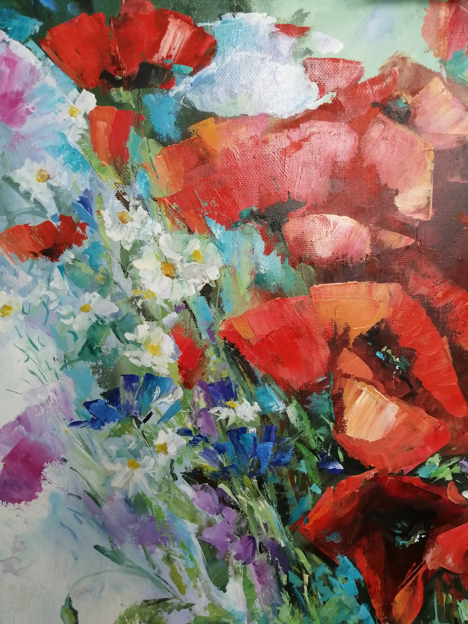 Oil painting Poppies Vadim Os'onov - 3