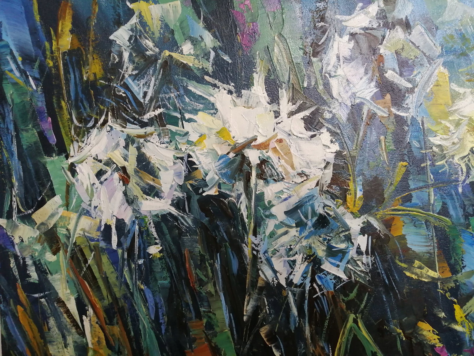 Oil painting Dandelions Vadim Os'onov - 2