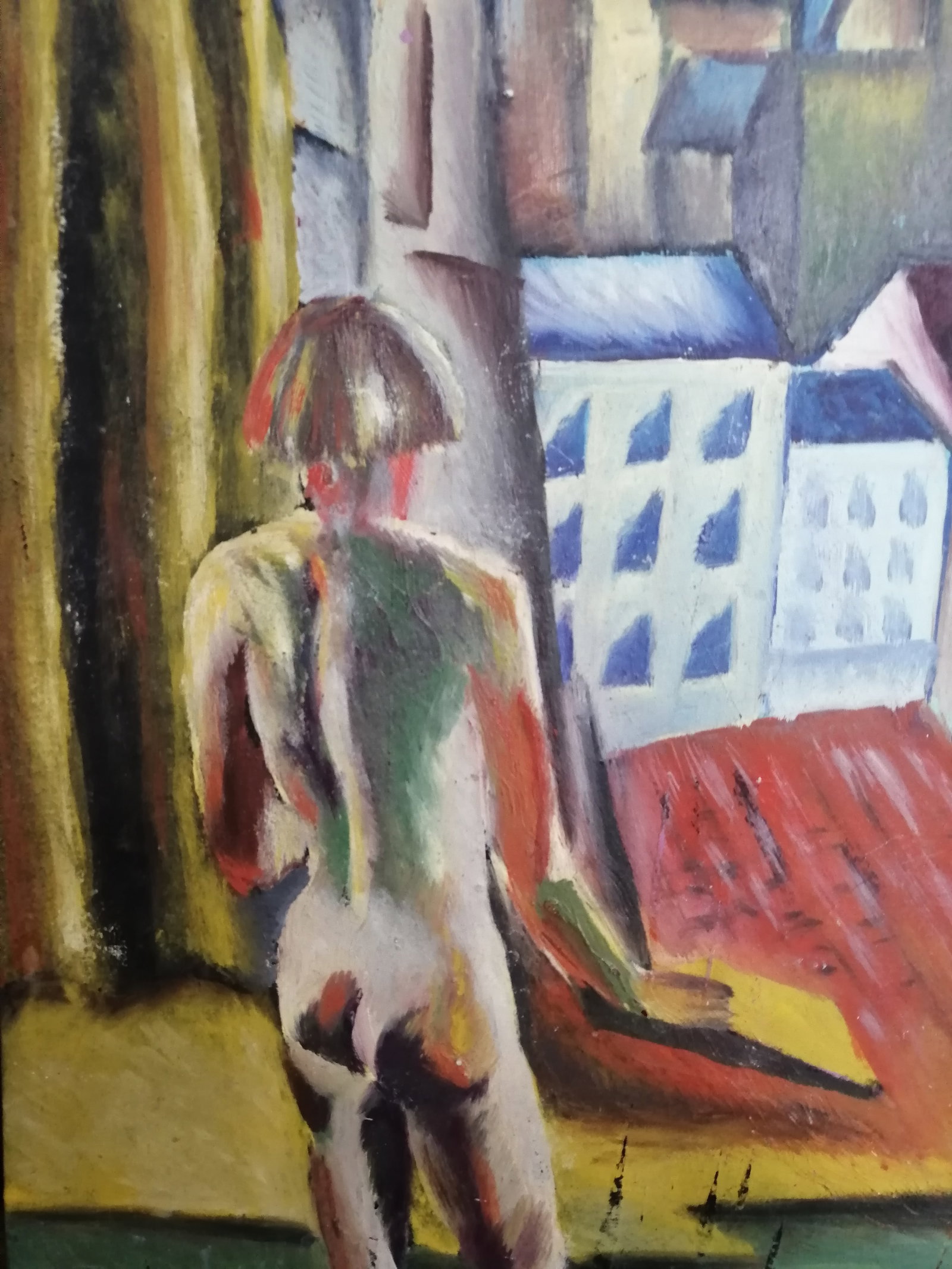 Oil painting And let the whole world wait Vadim Os'onov - 3