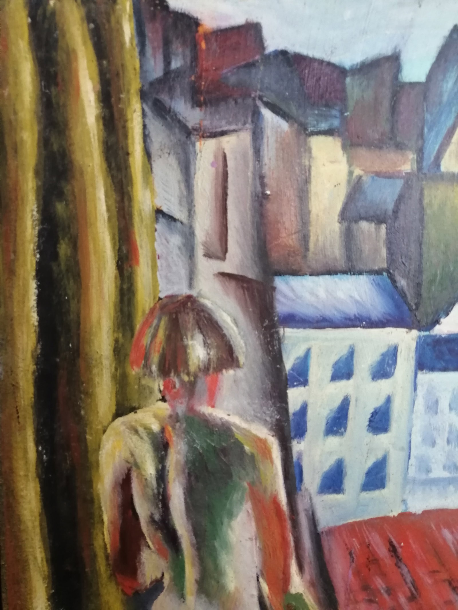 Oil painting And let the whole world wait Vadim Os'onov - 4