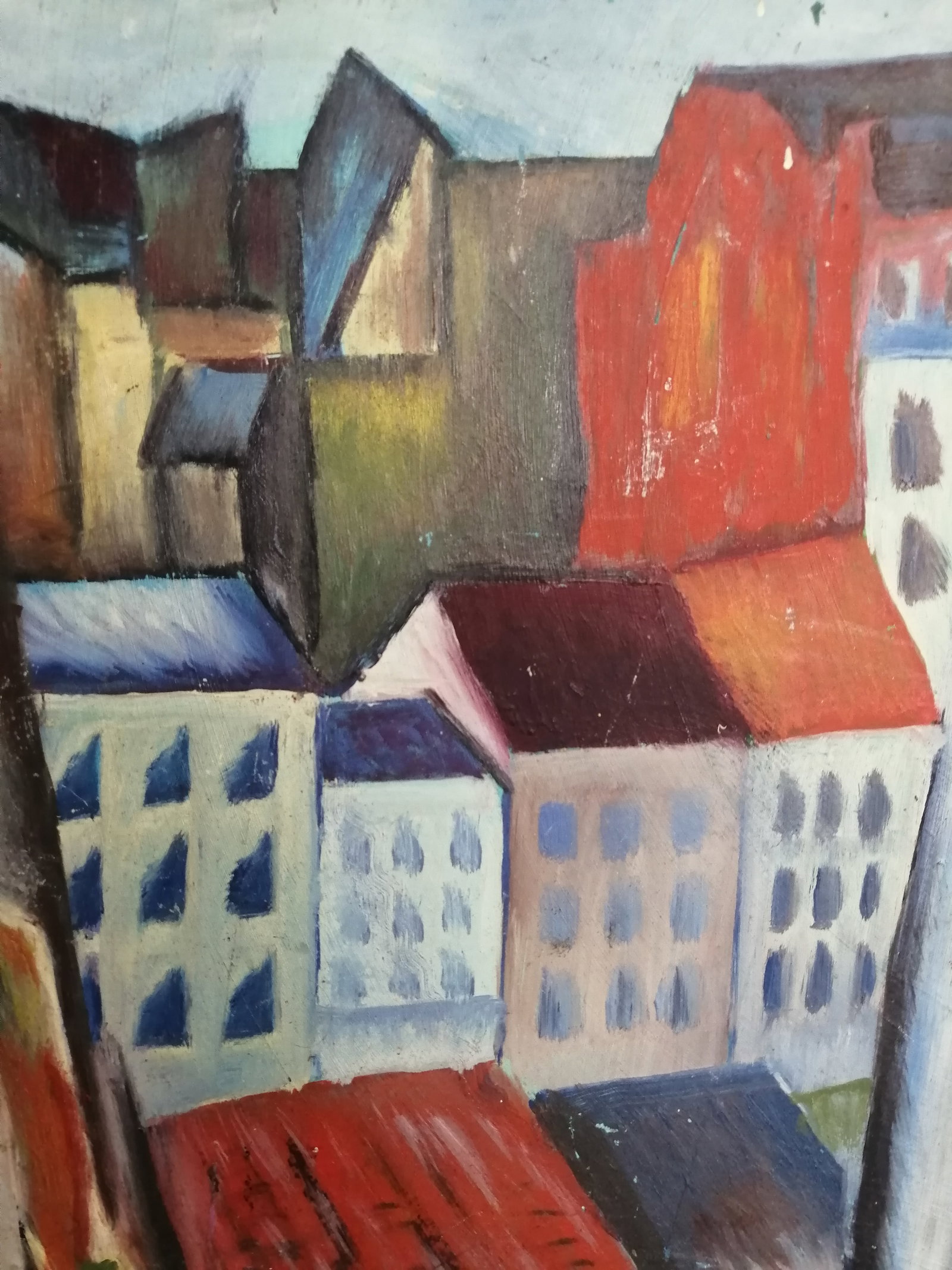 Oil painting And let the whole world wait Vadim Os'onov - 5