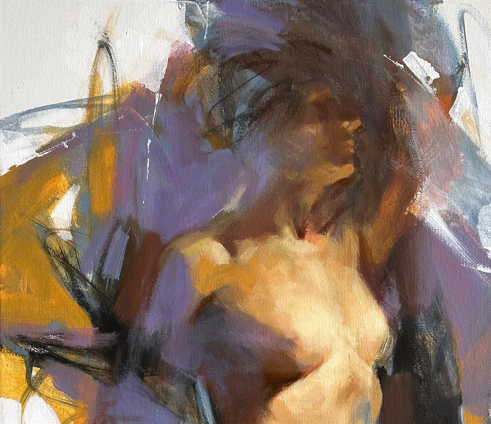 Oil portrait painting Figure Model Ivan T. - 2