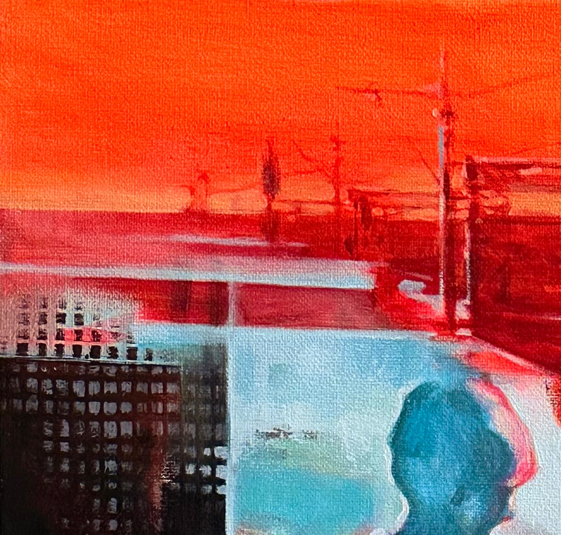 Oil genre painting Waiting Ivan T. - 2