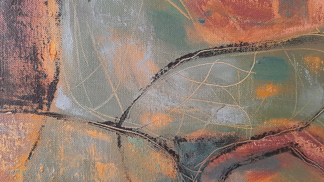 Abstract Oil painting signs Tetyana Shulyak - 5