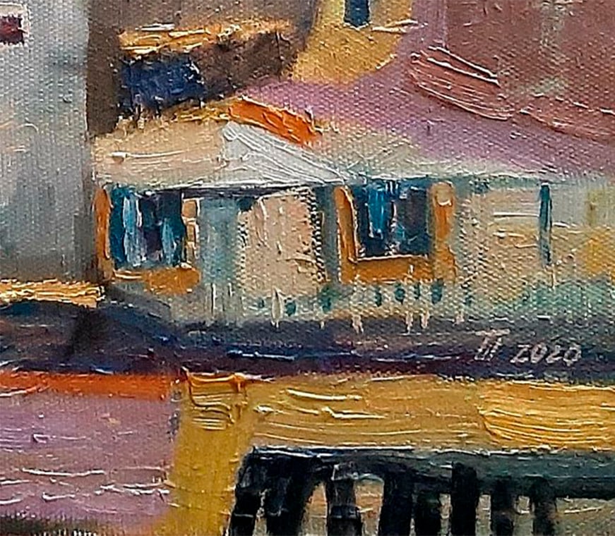 Abstract Oil painting Mind games Tetyana Shulyak - 8