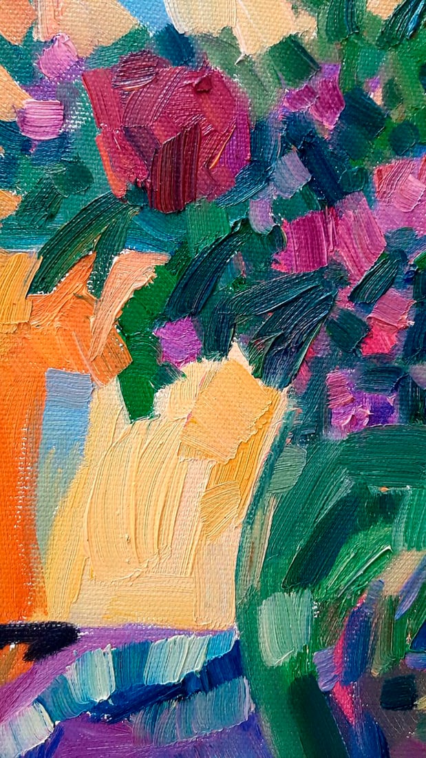 Abstract Oil painting Bouquet Tetyana Shulyak - 2