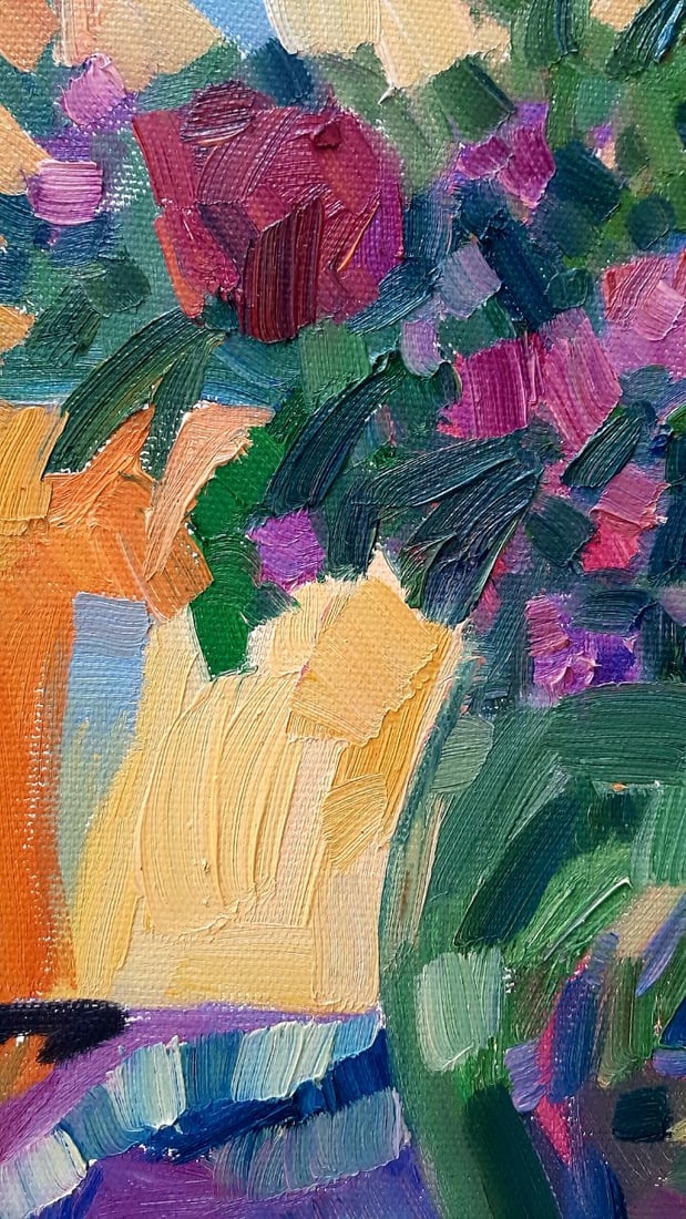 Abstract Oil painting Bouquet Tetyana Shulyak - 4