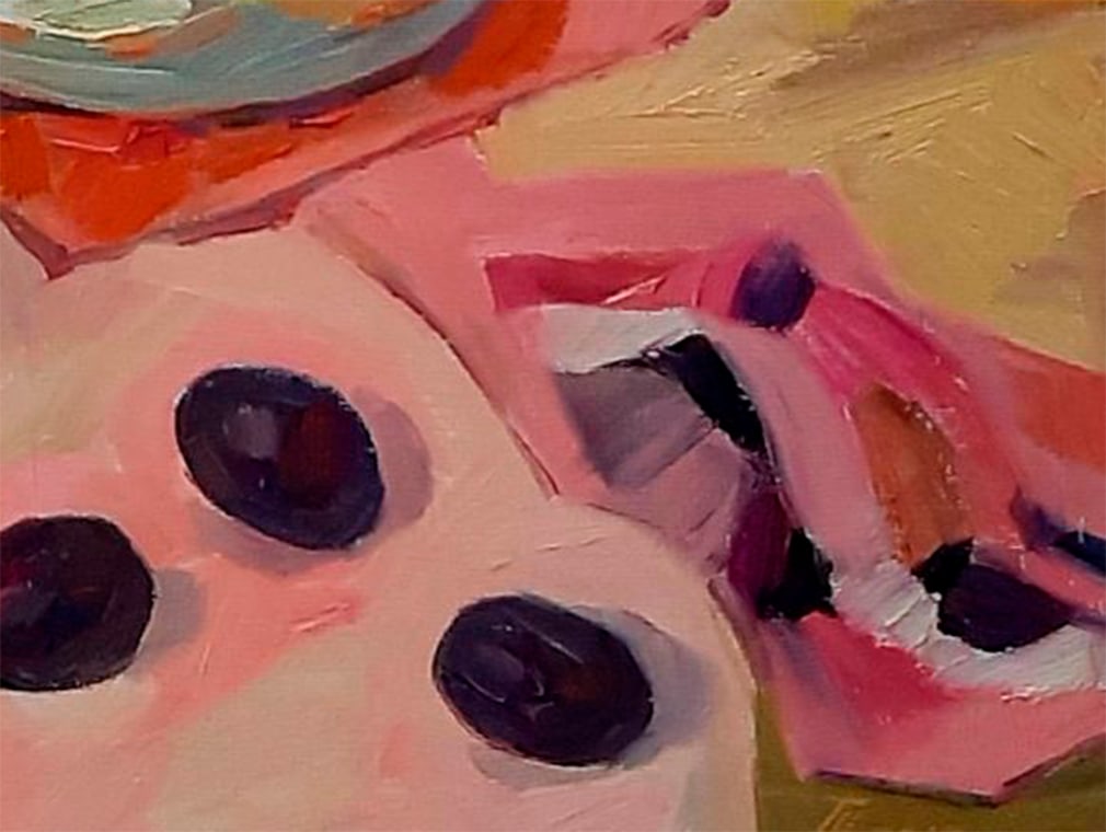 Abstract Oil painting End of summer Tetyana Shulyak - 8