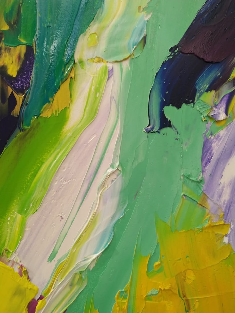 Abstract Oil painting sleep Nina L - 4