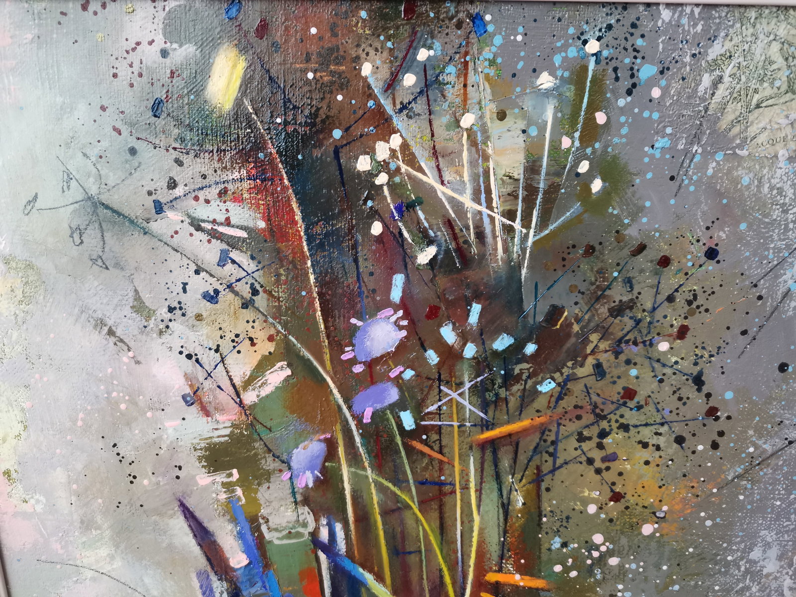 Abstract Oil painting Autumn mind Oksana Kyrylenko - 7
