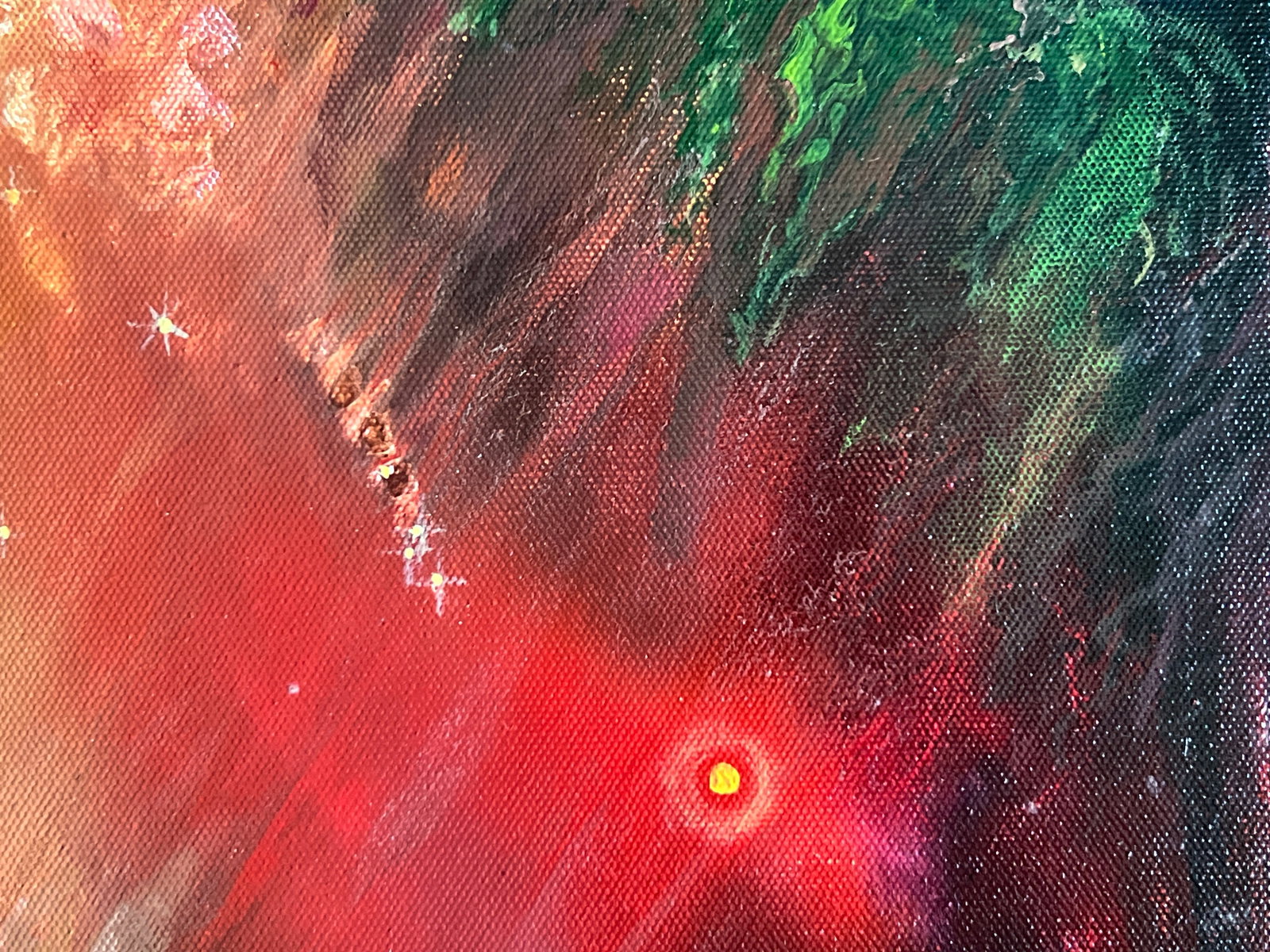 Abstract Oil painting with frame dream K. Leonid - 7