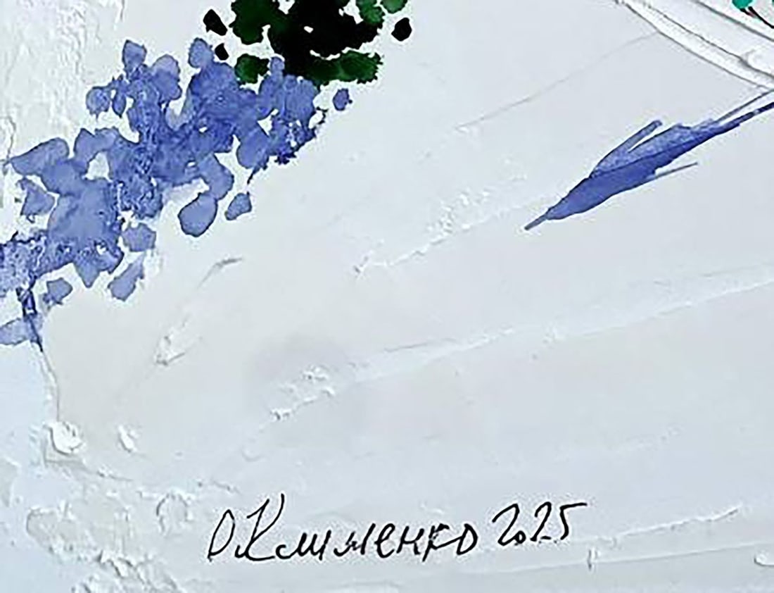 Watercolor painting Mountain Symphony Olena Klimenko - 6