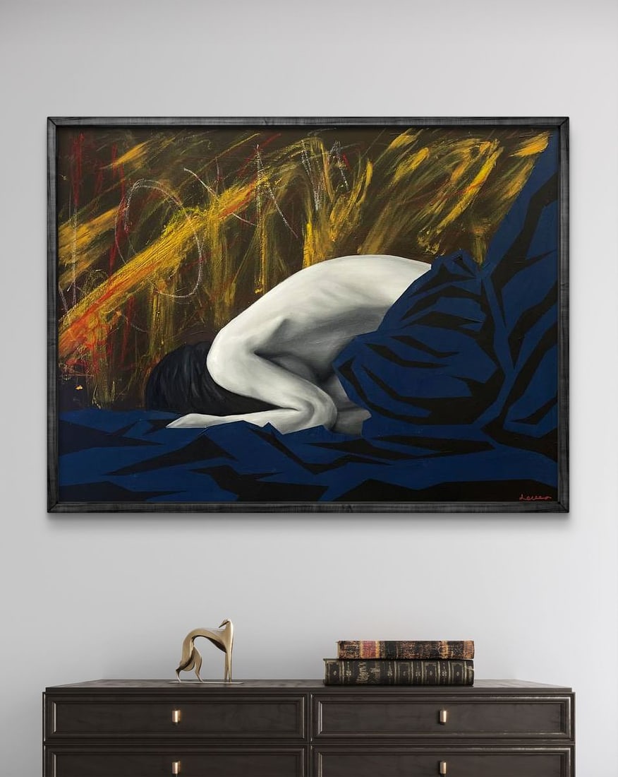 Acrylic painting Love me Quietly Maksym Newskulenko - 2