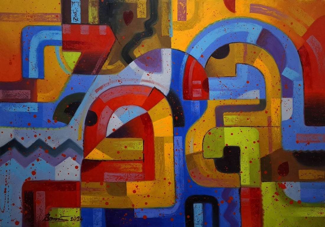 Oil painting In a parade Sergey Voichenko: Title: Oil painting In a parade Sergey Voichenko Description: NoVoich 121 *** ABOUT THIS PAINTING *** * TITLE: "In a parade" * ARTISTS: Sergey Voichenko * SIZE: 60x85 cm/'23.62x33.46 inches' *