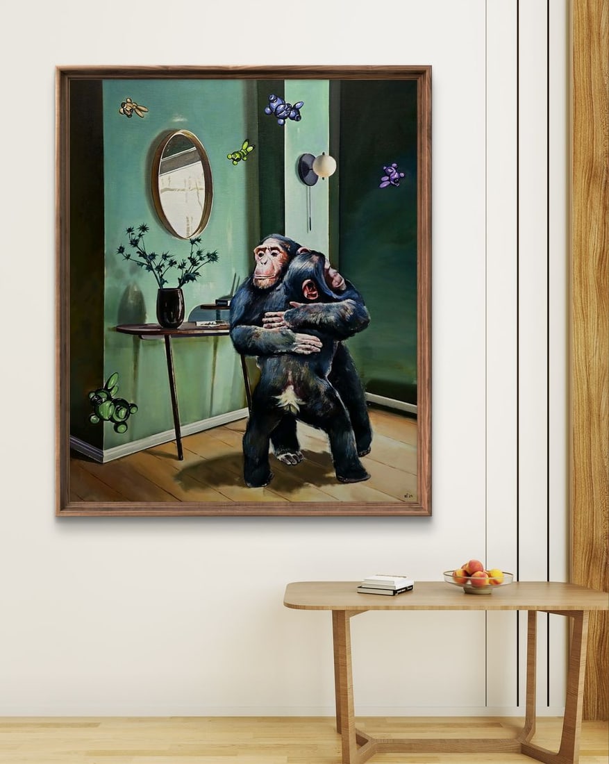 Oil painting Family housewarming Igor Konovalov - 2