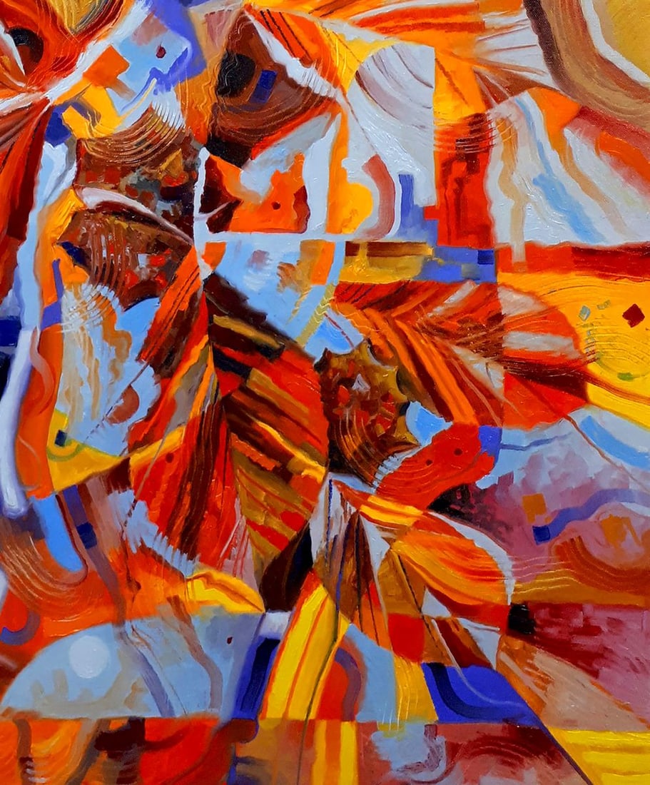 Oil painting Chestnuts in October Sergey Voichenko - 7
