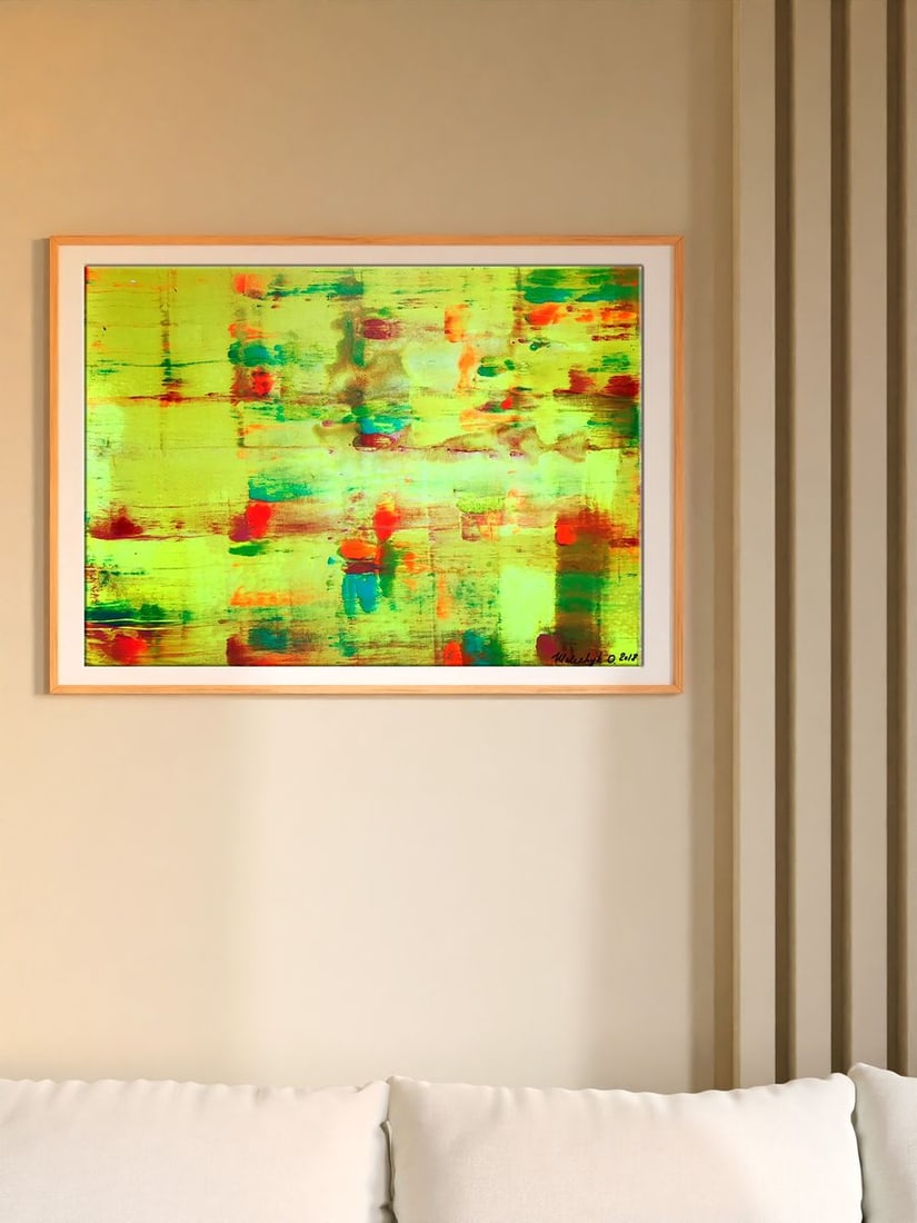 Acrylic painting What color is yellow Olga Melezhik - 2