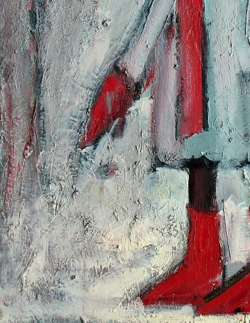 Oil painting Winter portrait Igor Konovalov - 6